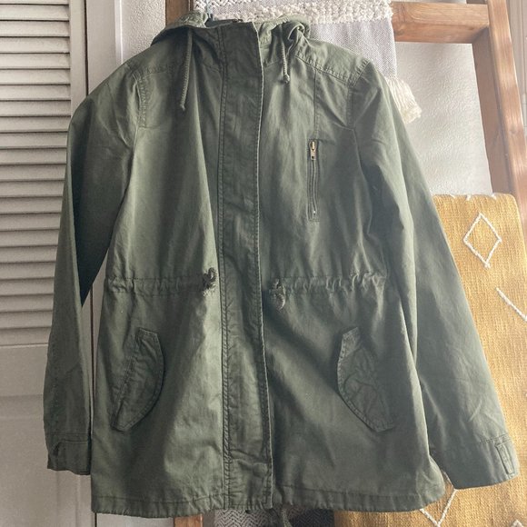 Dark Green Field Jacket - Picture 1 of 6